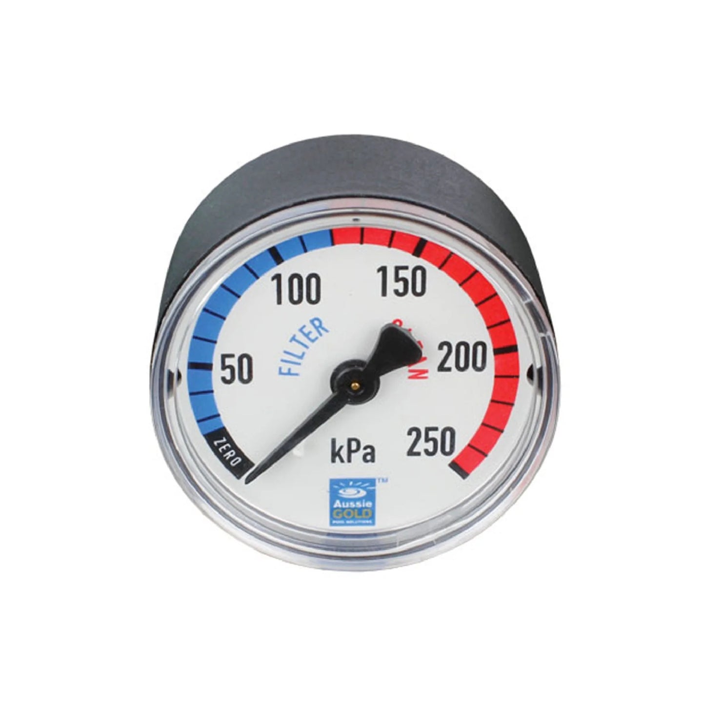Aussie Gold - Pressure Gauge Centre Mount Plastic Case