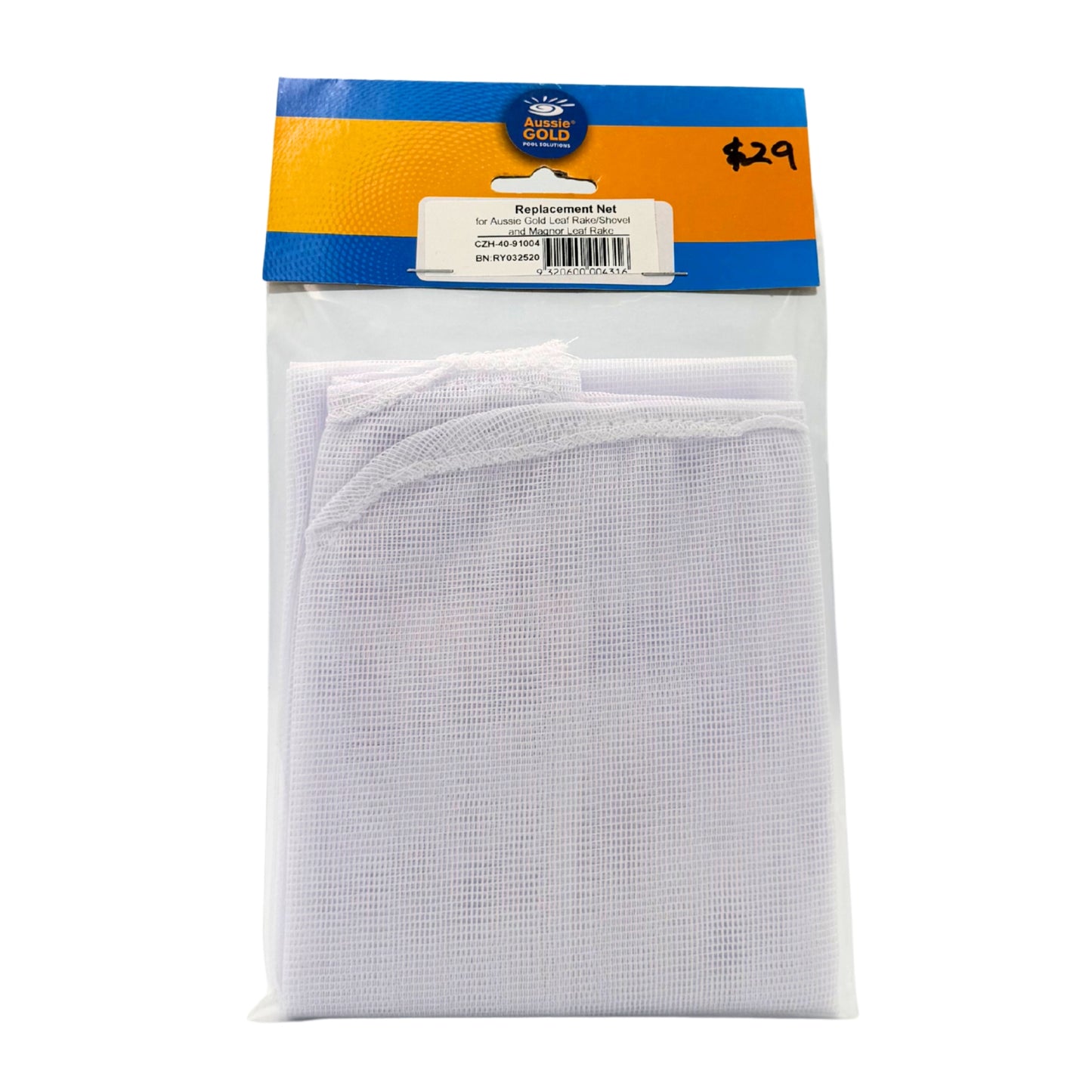 Aussie Gold Replacement Net for Aussie Gold for Leaf/Rake and Shovel and Magnor Leaf Rake e