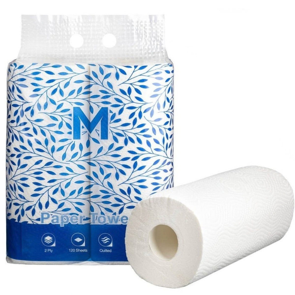 Matthews Kitchen Paper Towels – White, 2 Ply, 272 x 226mm, 60 Sheets