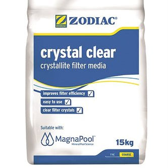 Zodiac Crystal Clear Glass Media Fine 15kg