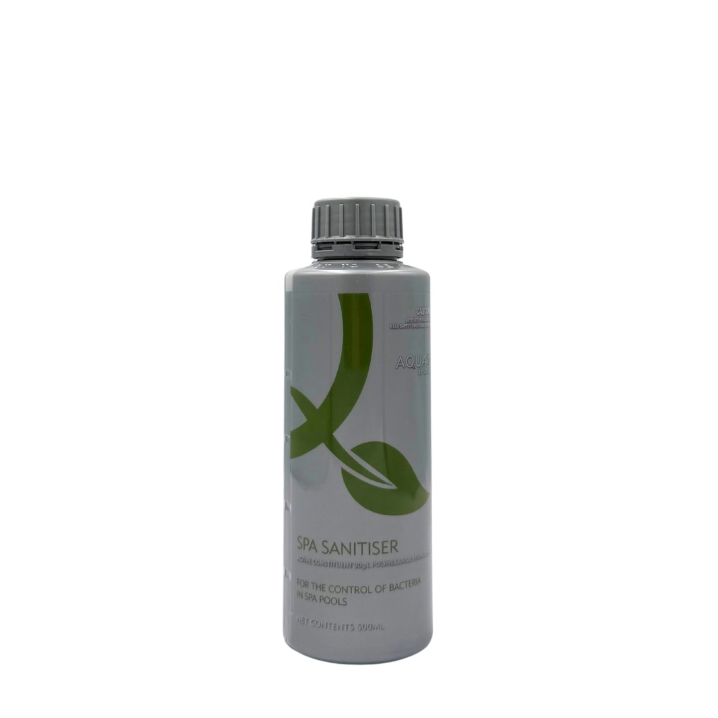 bottle of spa sanitiser aquaspa 500ml