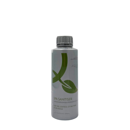 bottle of spa sanitiser aquaspa 500ml