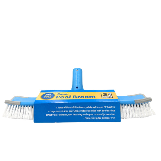 Aussie Gold Super Pool Broom | Heavy-Duty Pool Cleaning Brush