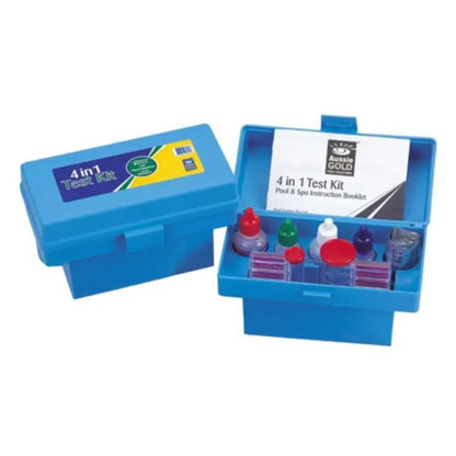 Aussie Gold Test Kit 4 in 1 | Pool & Spa Water Testing Kit