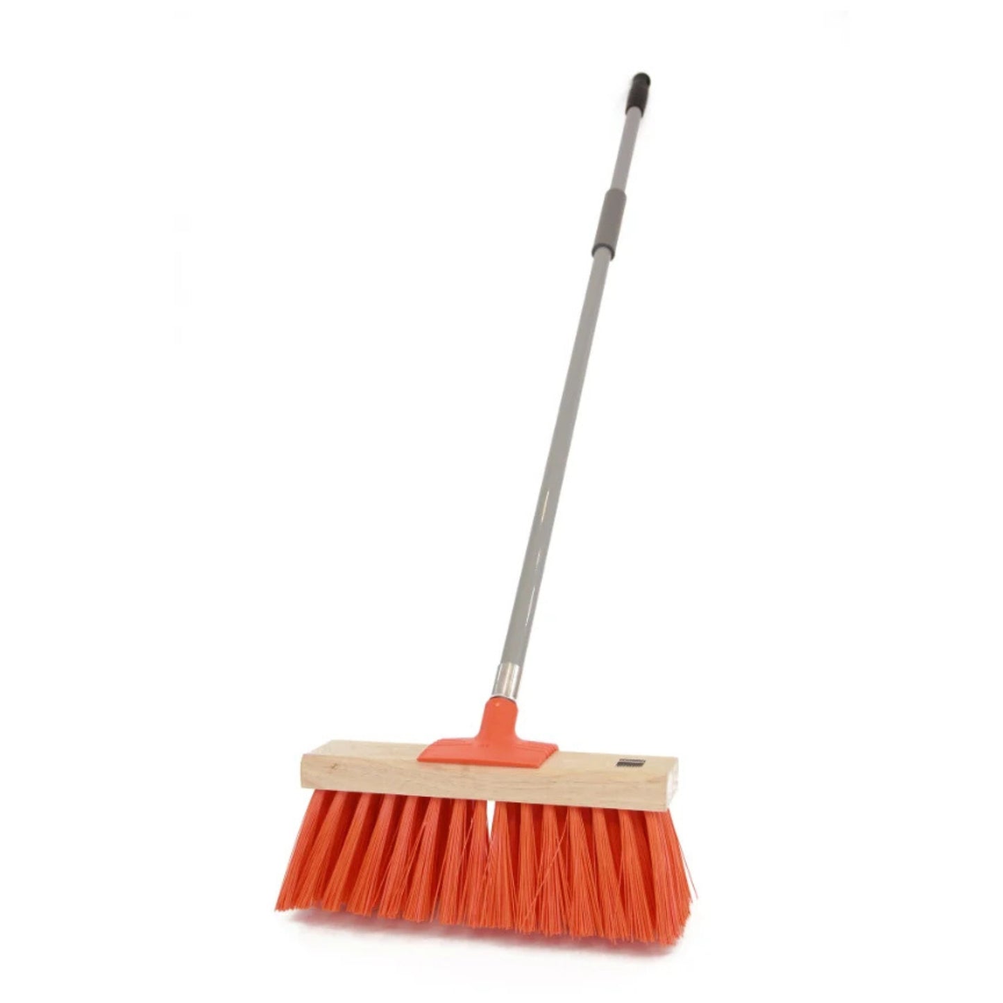 Browns 355mm Yard Broom with Metal Handle - Orange Fill