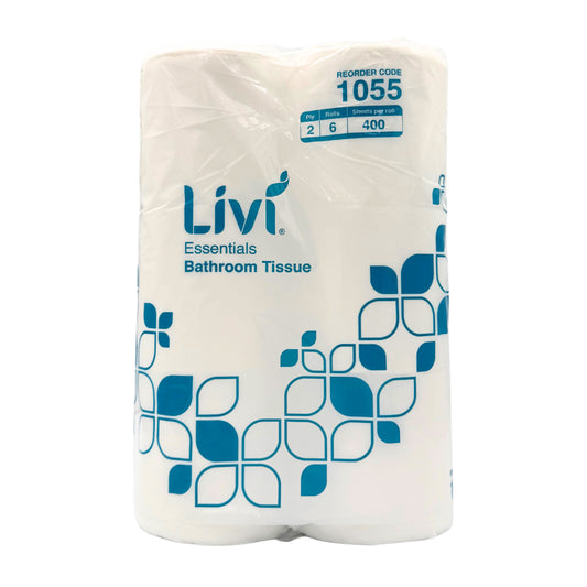 1055 6 Pack Toilet Paper 2 Ply