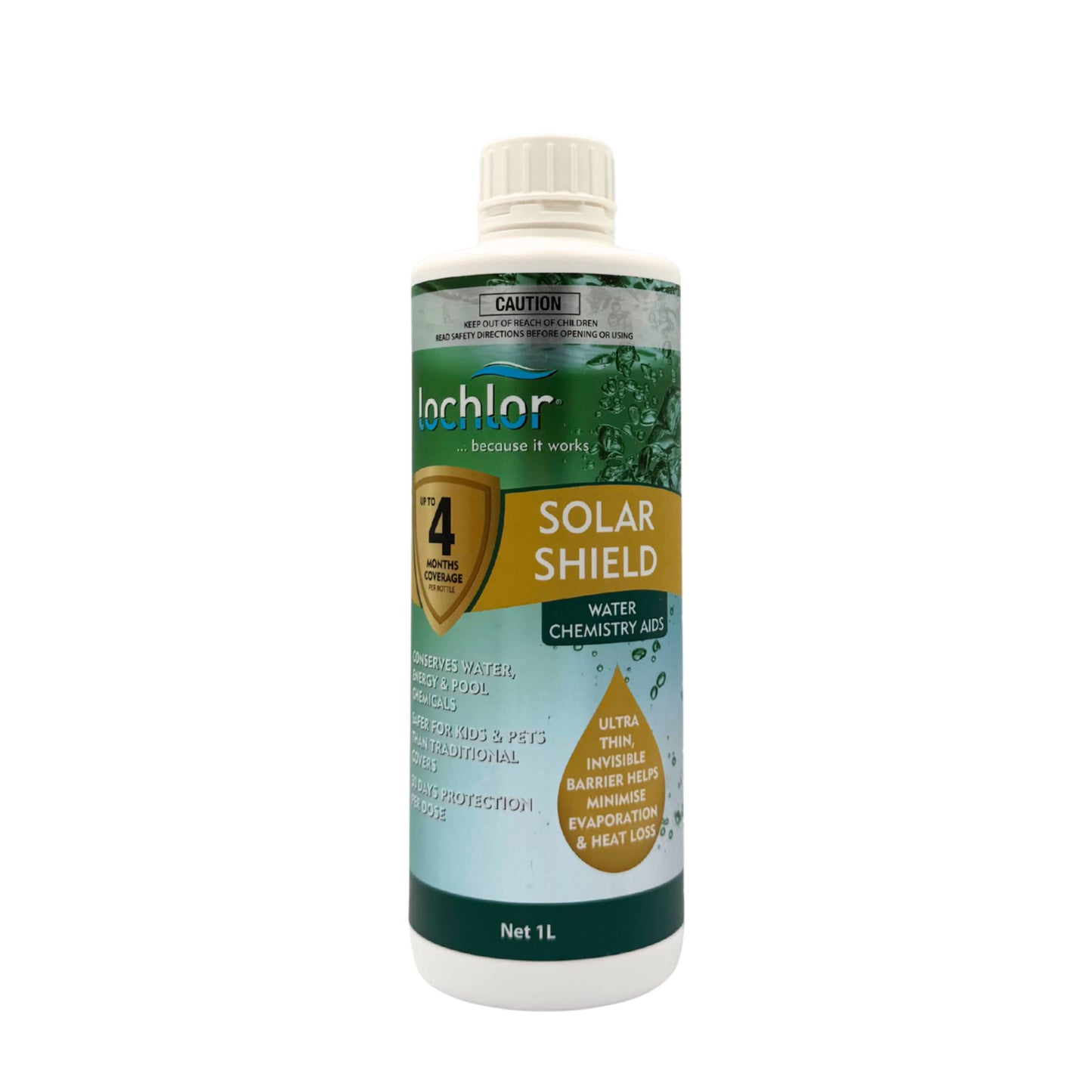 Lochlor Solar Shield - Invisible Liquid Pool Cover