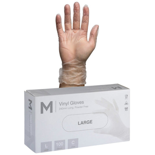 Matthews Vinyl Gloves Powder Free – Clear, 5.0g