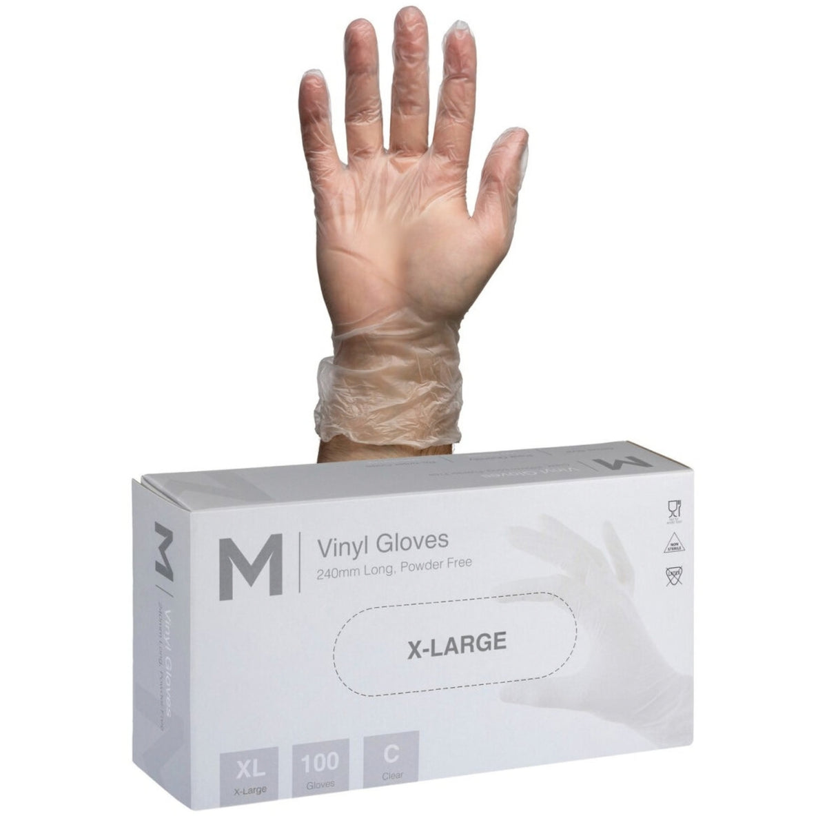 Matthews Vinyl Gloves Powder Free – Clear, 5.0g