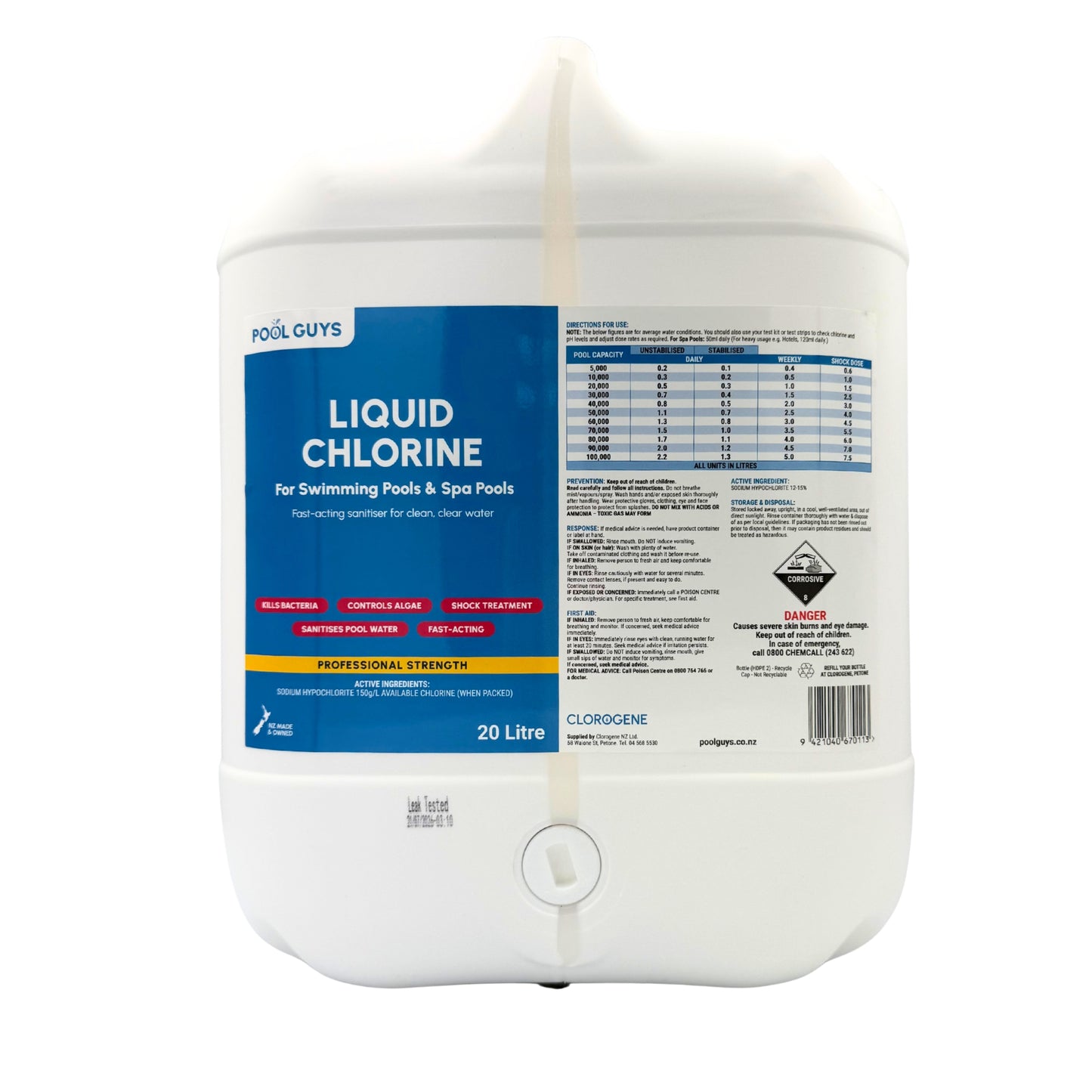 Pool Guys Liquid Chlorine – Pool Chlorine