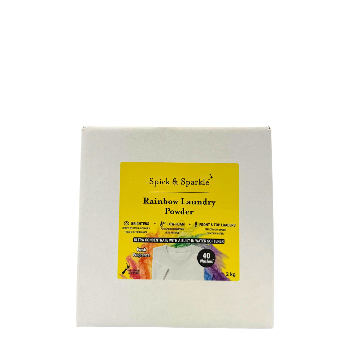 Spick & Sparkle Rainbow Laundry Powder – Powerful Cleaning