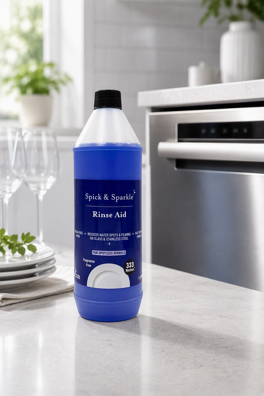 Spick & Sparkle Rinse Aid – Streak-Free Shine