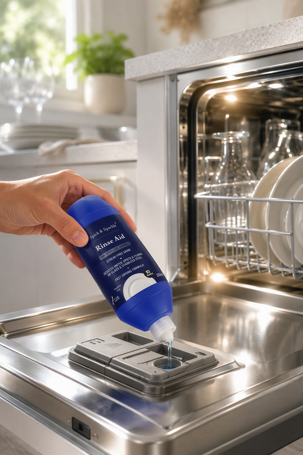 Spick & Sparkle Rinse Aid – Streak-Free Shine