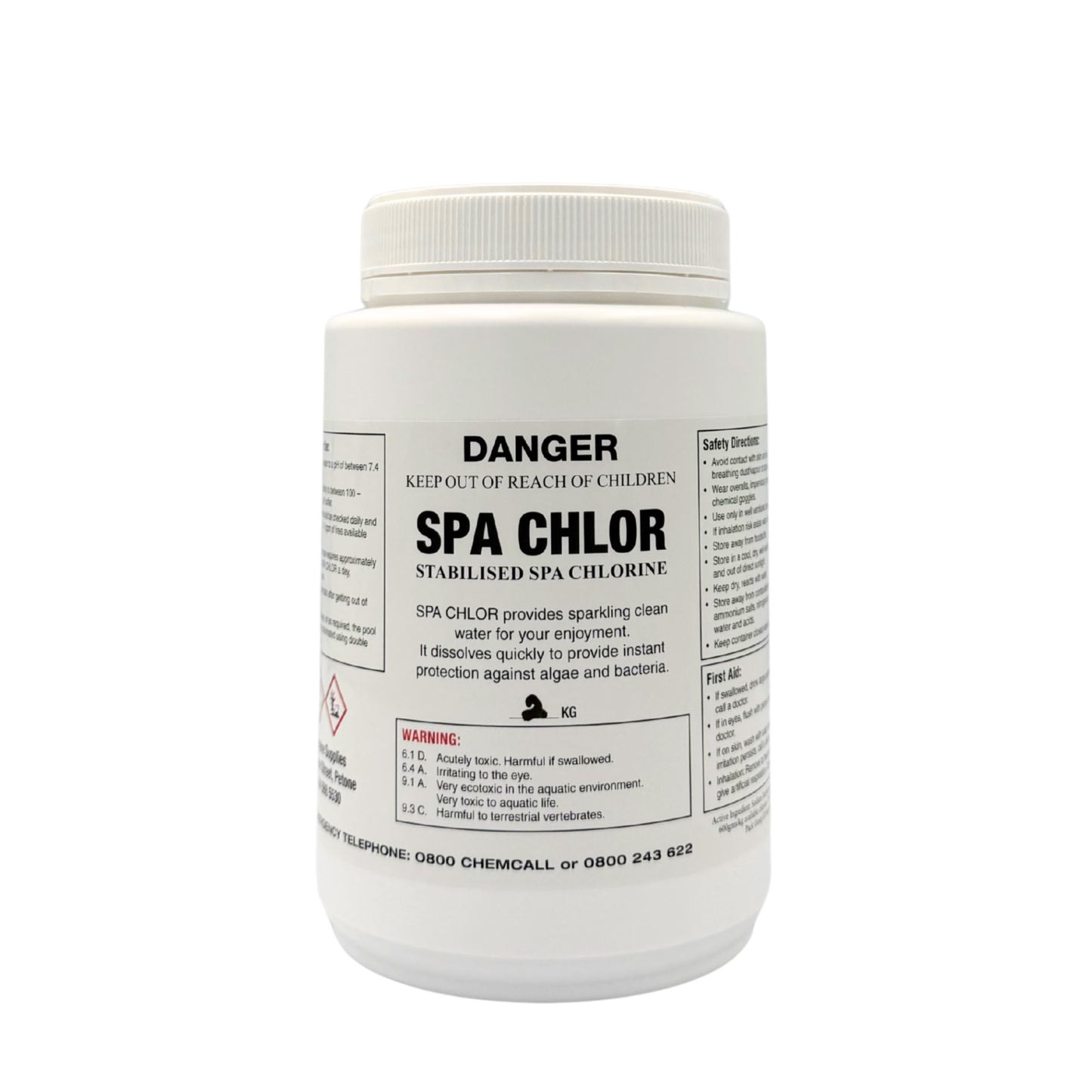 Pool Guys Spa Chlor – NZ Made Stabilised Spa Chlorine