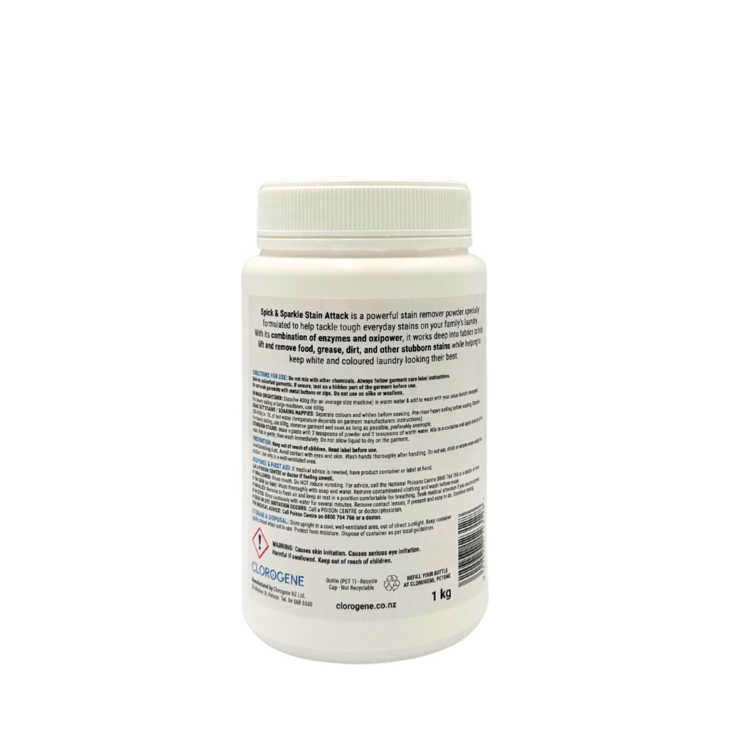 Gene’s Stain Attack – Laundry Stain Remover (NZ Made)