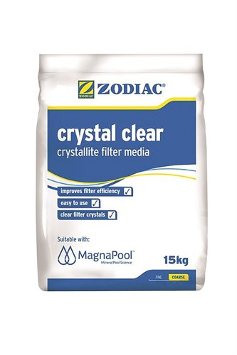 Zodiac Crystal Clear Glass Media Coarse 15kg
